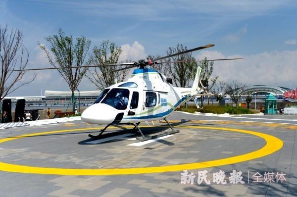 探索文旅低空經(jīng)濟 寶山濱江推出直升機飛行體驗