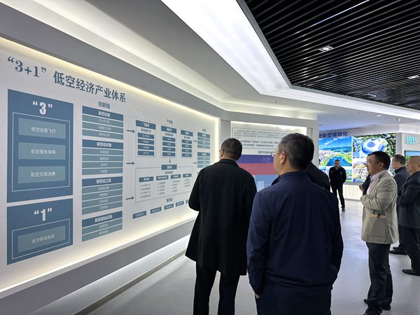 參與嘉賓了解梁平低空經(jīng)濟(jì)發(fā)展設(shè)計(jì)。黃亞輝攝