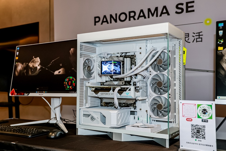 桌子上有許多電子設備

描述已自動生成