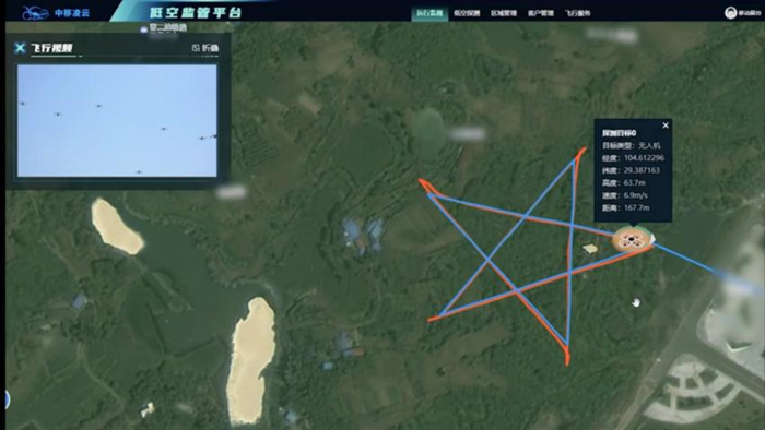 江蘇移動完成首個面向低空無人機(jī)集群業(yè)務(wù)的通感一體技術(shù)應(yīng)用。江蘇移動供圖