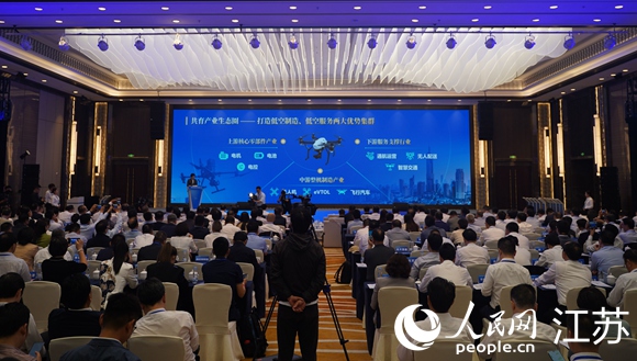 南京低空經濟發展大會現場。人民網 郜超攝