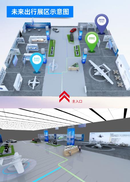 新質生產力&middot;未來出行展布展示意圖