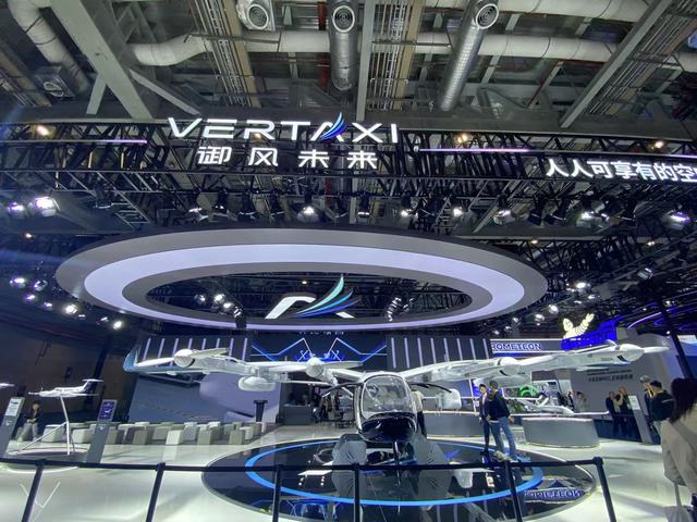 圖：御風未來M1 eVTOL載人真機；來源：《科創板日報》記者攝